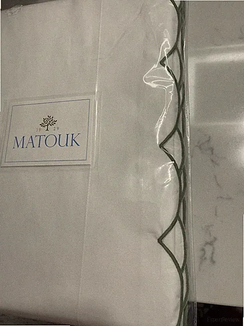 $419 Matouk Italy NWT 1pc F/Q Flat Butterfield 500TC Percale Grass Like LAST