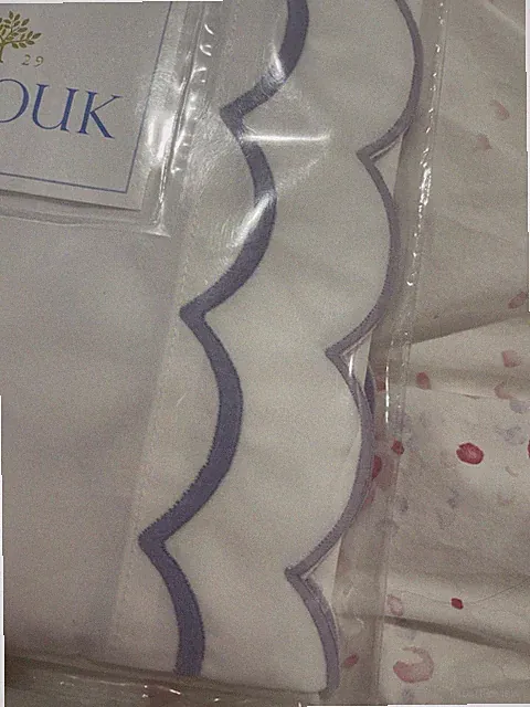 Matouk India NWT 2pc Standard Cases Ceylon 520TC Cotton Percale Lilac (5) SOLD