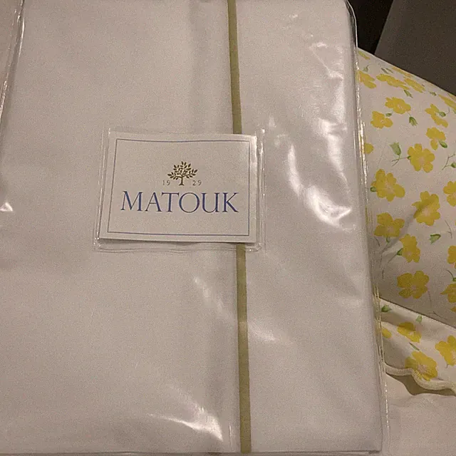 Matouk Italy New 2pc King Cases Bergamo 500TC Percale Giza-87 Pair (4) Sold