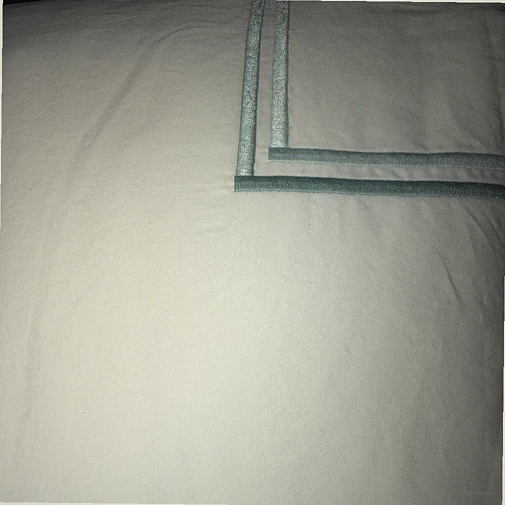 Matouk King Duvet Cover Essex Lagoon Long Staple Cotton Percale 350 tc India