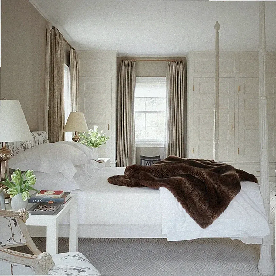 Matouk Luca King 17' Fitted Sheet White Luca 500 Thrd Count 100% Egyptian Cotton