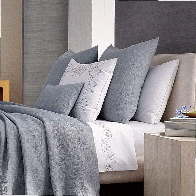 MATOUK PACIFIC PEBBLED COTTON TWIN COVERLET BLANKET