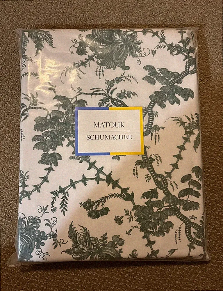 Matouk Schumacher Full/Queen Duvet San Cristobal Green NEW