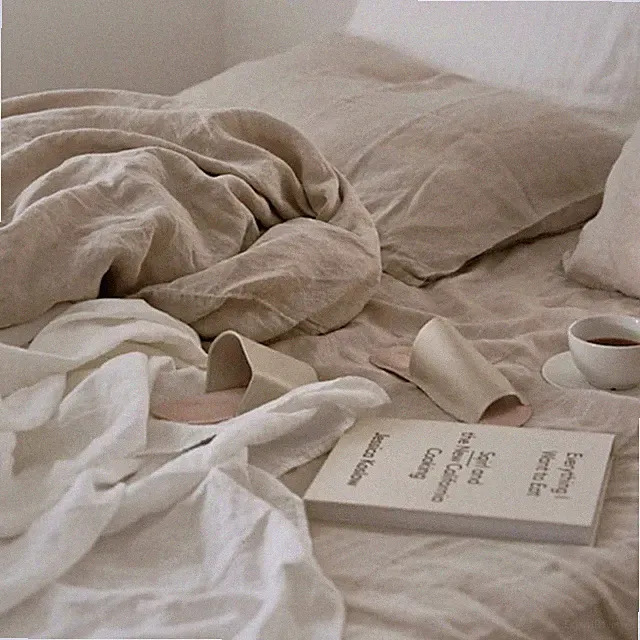 Natural Linen Duvet Cover And 2 Pillowcase King, Full, Size Linen Bedding Set.